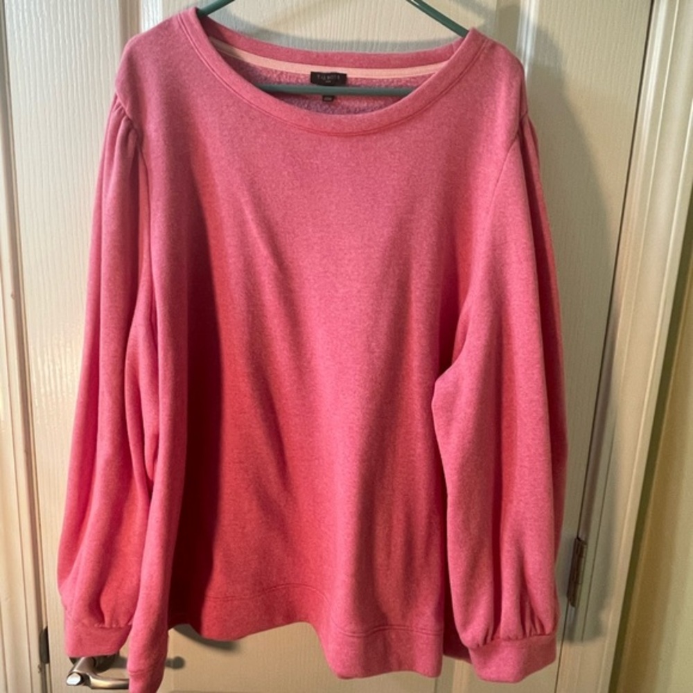 Talbots Plus Size Pink Sweater